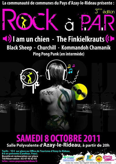 Rock à PAR #3 : I Am Un Chien – The Finkielkrauts – Kommandoh Chamanik – Churchill – Black Sheep – Ping Pong Punk