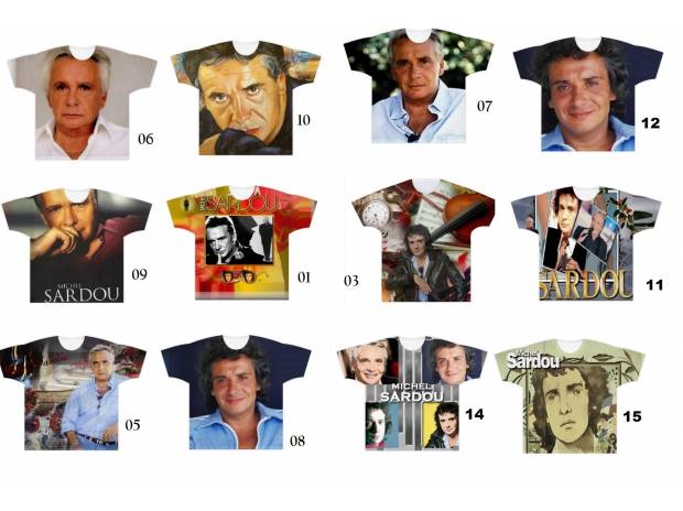 Ma boulangère porte un tee-shirt Michel Sardou!