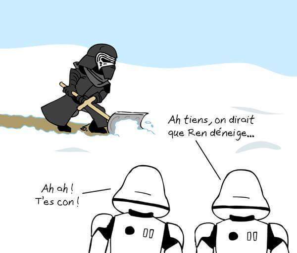 Humour de geek : Ren déneige