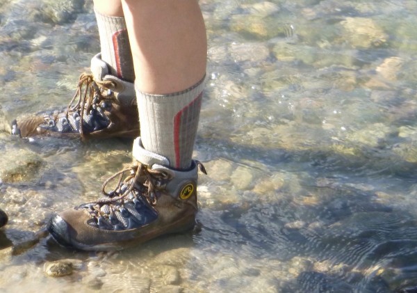 J’ai bravé le fait d’avoir marché dans la flaque devant la baignoire avec mes chaussettes propres