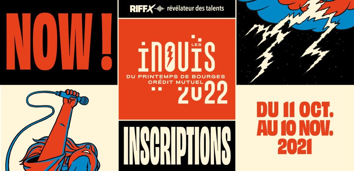 Appel à candidatures: Les Inouïs du Printemps de Bourges 2022