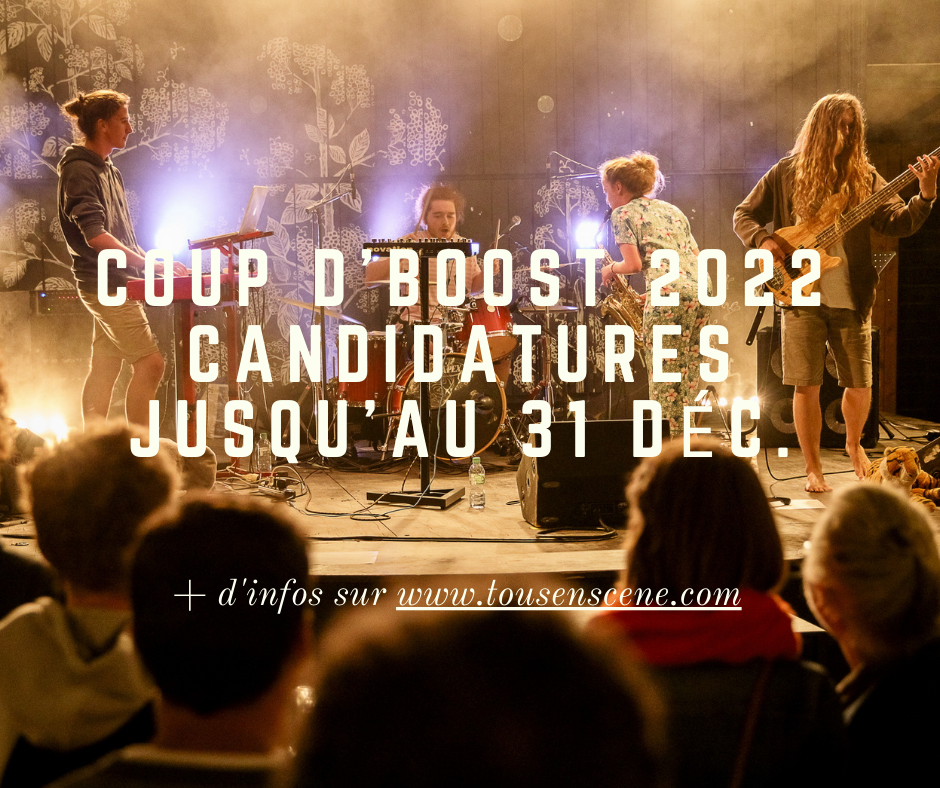 [APPEL A CANDIDATURES] Coup d’Boost 2022